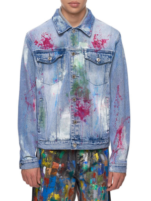 Paint-splattered Jacket (painters-canvas-stonewash)