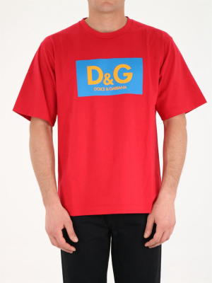 Dolce & Gabbana Logo Printed Crewneck T-shirt