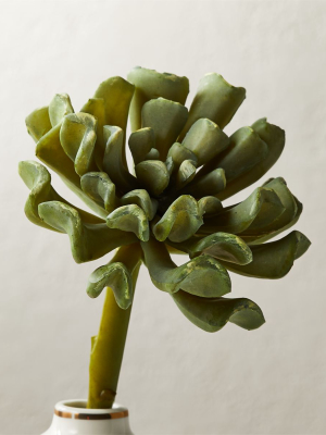 Faux Rosette Succulent Stem