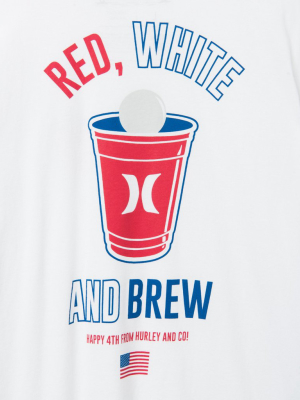 Everyday Washed Red White And Brew Short Sleeve T-shirt