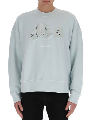 Palm Angels Bear Crewneck Sweatshirt