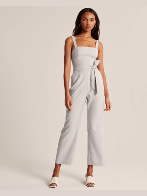 Square-neck Jumpsuit