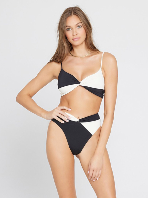 Color Block Ringo Bikini Top