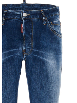 Dsquared2 Mid Rise Skinny Leg Jeans