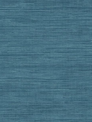 Sea Grass Blue Faux Grasscloth Wallpaper From The Essentials Collection By Brewster Home Fashions