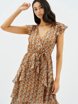 Reema Frill Midi Dress