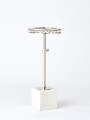 Global Views Margot Side Table - Nickel