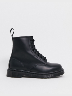 Dr Martens 1460 Mono 8-eye Boots In Black
