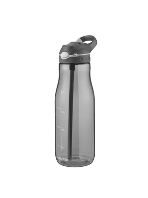 Contigo 40oz Plastic Autospout Straw Ashland Water Bottle Gray