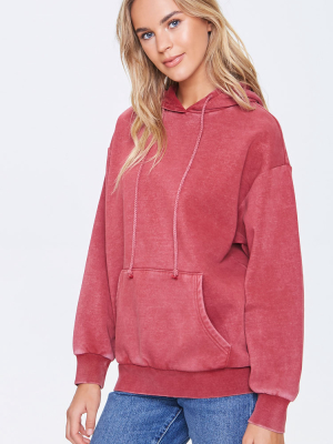 Fleece Mineral Wash Hoodie