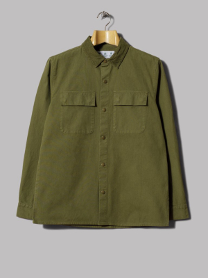 Barbour Nico Overshirt (olive)