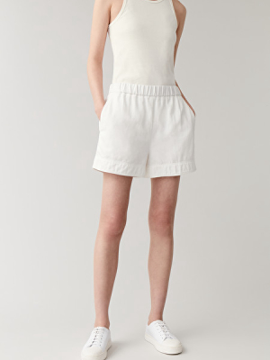 Cotton-linen Shorts