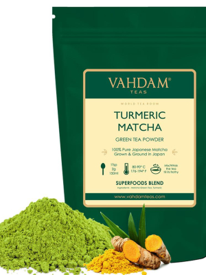 Turmeric Matcha Green Tea Powder, 1.76oz