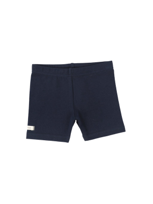 Lil Legs Biker Shorts - Navy