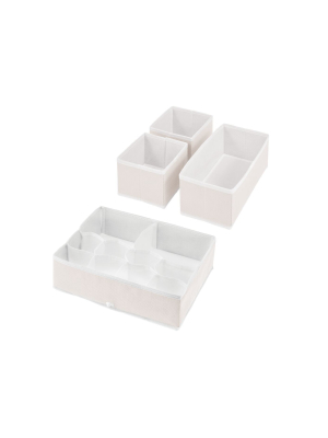 Mdesign Kids Fabric Dresser Drawer Storage Closet Organizer