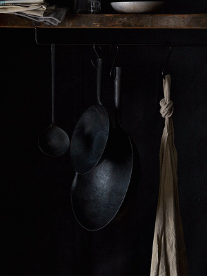 Wrought-iron One Lipped Wok (out Of Stock)