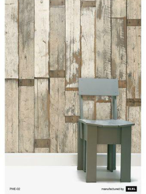 No. 2 Scrapwood Wallpaper Design By Piet Hein Eek For Nlxl Wallpaper