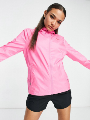 Nike Running Essential Jacket In Pink