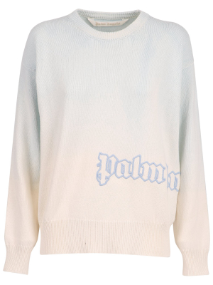 Palm Angels Logo Embroidered Jumper