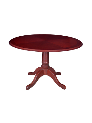 42" Prestige Round Table Mahogany - Regency