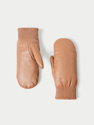 Leather Mittens