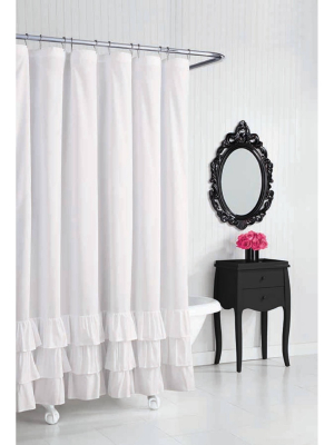 Shower Curtain White - Betseyville