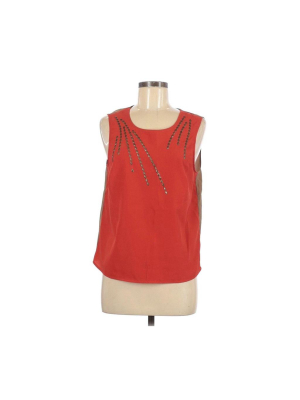 Petticoat Alley Red Sleeveless Blouse