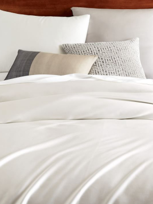 Tencel™ Duvet Cover & Shams - Stone White