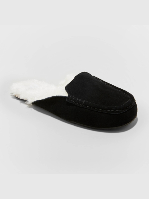 Women's Shae Moccasin Mule Slippers - Stars Above™ Black