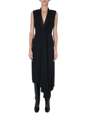 Alexander Mcqueen V-neck Midi Dress