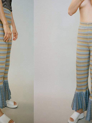 Purl Flare Pant