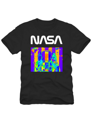 Men's Nasa Short Sleeve Graphic T-shirt - Black