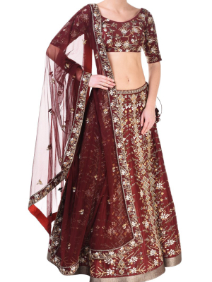 Embroidered Lehenga Set