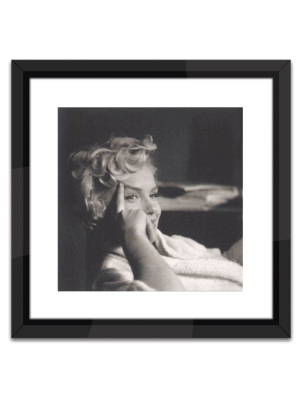 Marilyn Monroe In Black And White Print