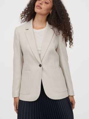 Straight-cut Blazer