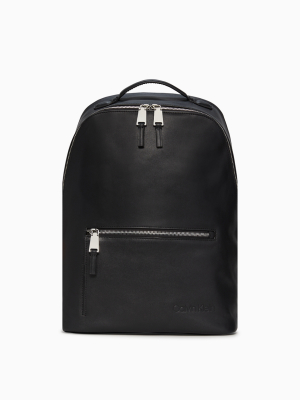 Refined Leather Backpack