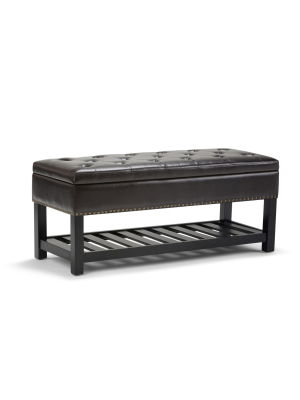 Riley Storage Ottoman Bench - Wyndenhall