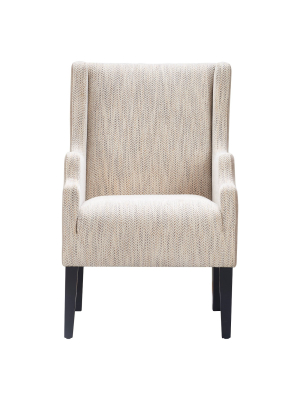 Barton Two Toned Wingback Chair - Finch