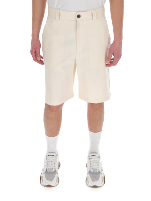 Jil Sander Buttoned Front Bermuda Shorts