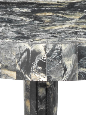 Jamie Young Large Artemis Side Table In Black Resin