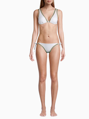 Ck Nyc Pride Triangle Bikini Top