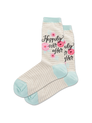 Women's Happily Ever After Crew Socks