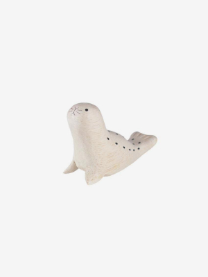 Polepole Miniature Wooden Animals - Seal