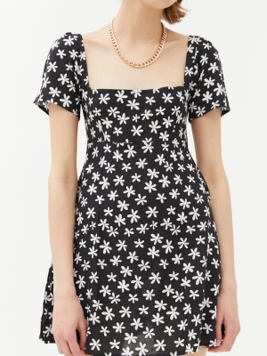 Motel Thalia Square Neck Mini Dress