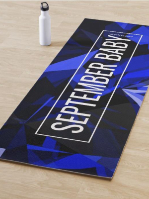 September Baby Yoga Mat (sapphire)