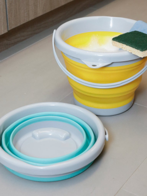 Collapsible Bucket Aqua