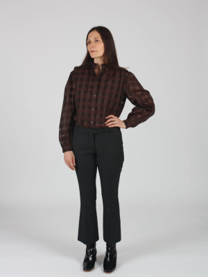 Brooklyn Blouse Umber