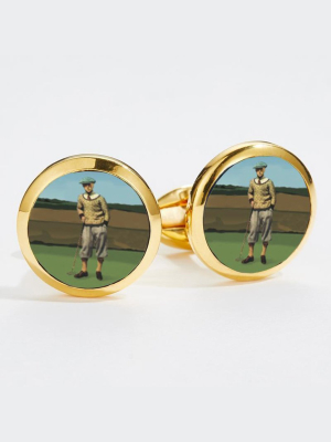 1920s Golfer Cufflinks