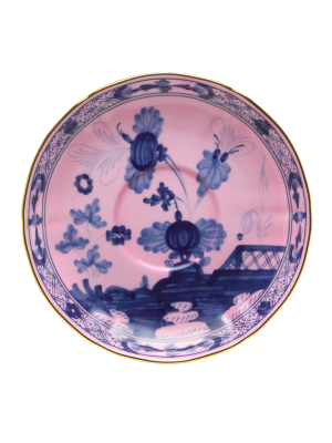 Oriente Italiano Coffee Saucer, Azalea