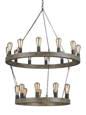 Avenir Collection 21-light Two-tier Chandelier